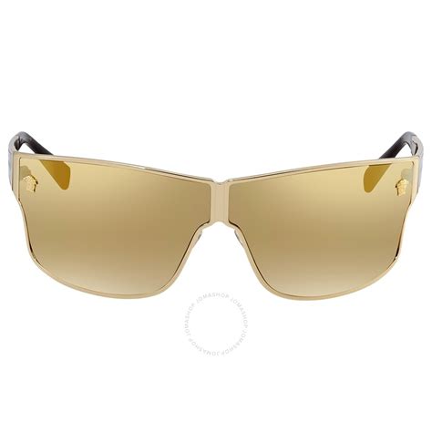 versace ve2206 sunglasses|Versace Brown Mirror Gold Rectangular Sunglasses VE2206.